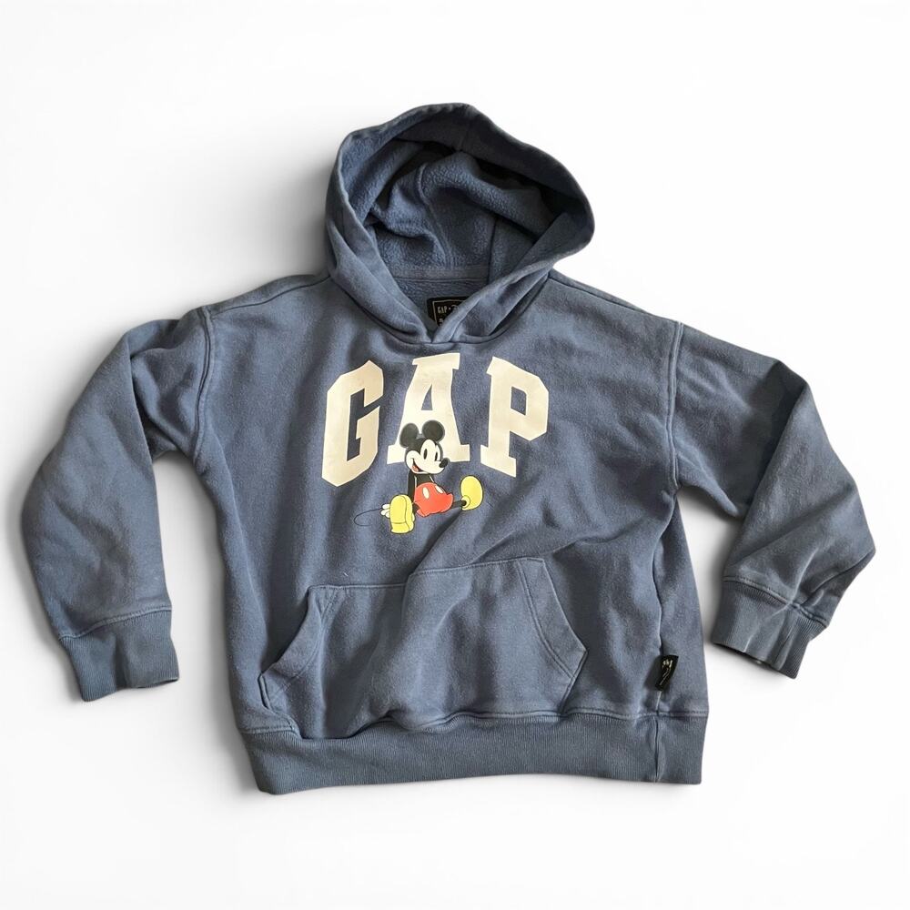 Gap Kids Mickey Mouse Blue T Shirt Rare Color Disney Graphic Youth Small Cotton